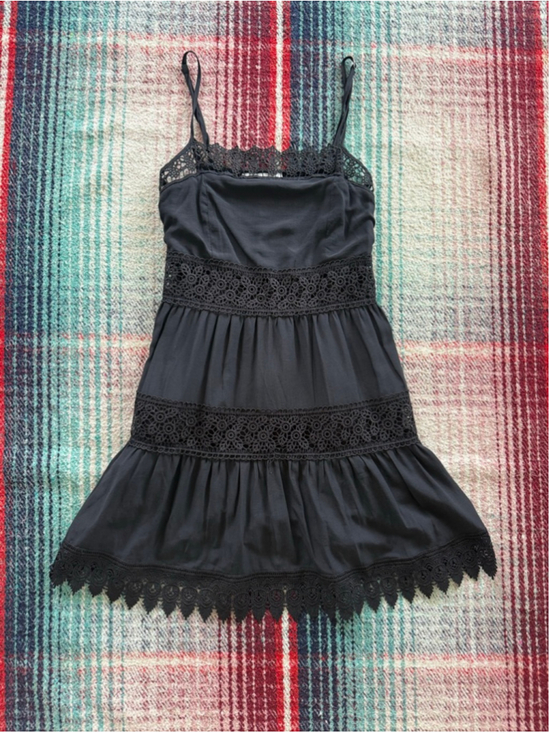 Pookie & Sebastian Dresses & Skirts - Women's Pookie & Sebastian Black Lace Mini Dress S